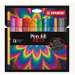 Carioca 24 culori/set, varf 1mm, Arty 68 Stabilo 6824-1-20