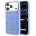 Husa de protectie pentru iPhone 18 Pro / 17 Pro, blue, Peony 4G Small Logo MagSafee, Guess