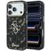 Husa de protectie pentru iPhone 18 Pro / 17 Pro, tortoise, 4G Metal Script, Guess
