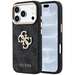 Husa de protectie pentru iPhone 18 Pro / 17 Pro, negru, Leather 4G Big Strass Logo, Guess