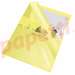Mapa de protectie A4 cu deschidere in L, cristal, galben, 150mic, 25/set, Esselte